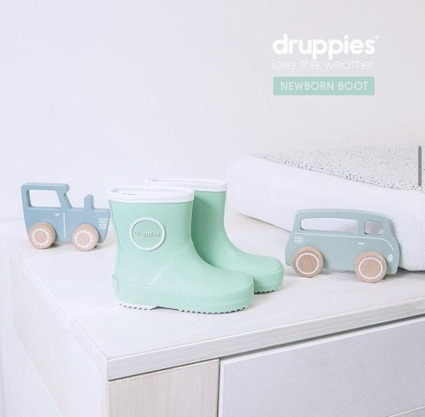 Kalosze NEWBORN BOOT Druppies pastel mint23
