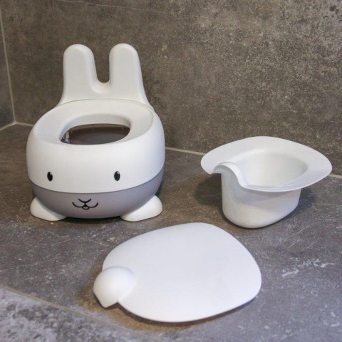 B-Nocnik króliczek grey/white