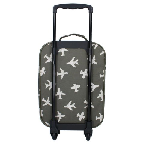 Walizka dla dzieci KIDZROOM Airplane khaki
