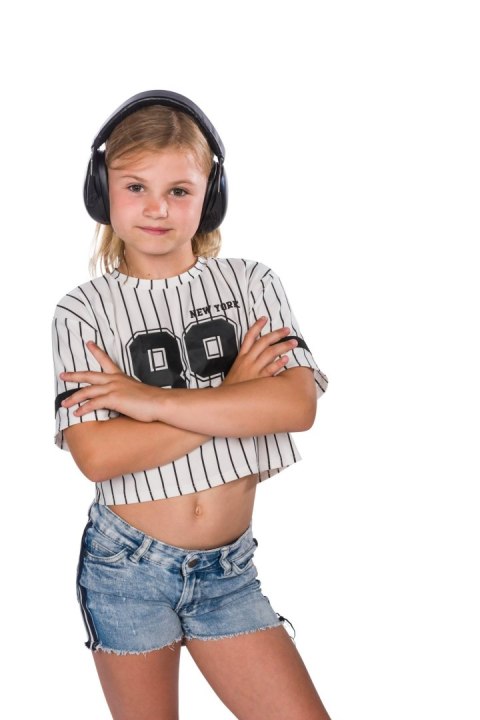 Słuchawki ochronne dla dzieci DOOKY Junior black 3+ (5-16l) koncert, podróż, samolot