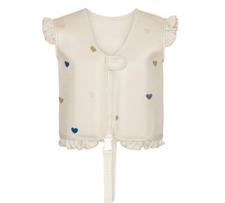 Kamizelka do pływania Neo Frill Milk Hearts 1-3L