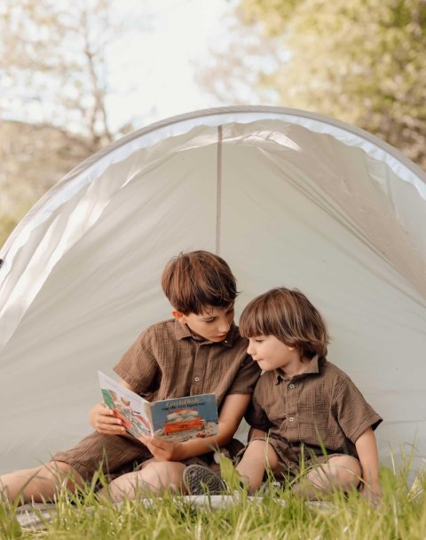 Namiot plażowy Pop-Up Family duży grey UV50+