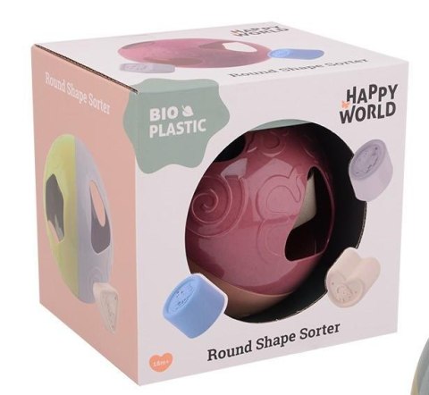 Sorter kształtów piłka BIOplastik Happy MINT 18m+