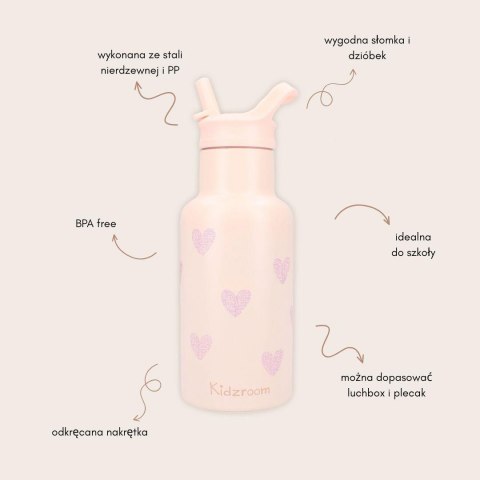 Butelka bidon 350 ml KIDZROOM Magical Heart