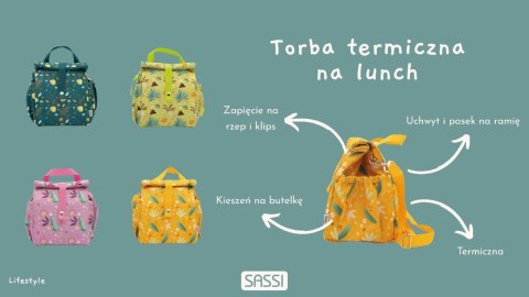 Termiczna torba na lunch dla dzieci Lew SASSI