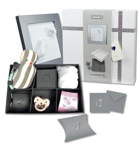 Dooky Odcisk bobasa 3D Deluxe ramka i MEMORY BOX