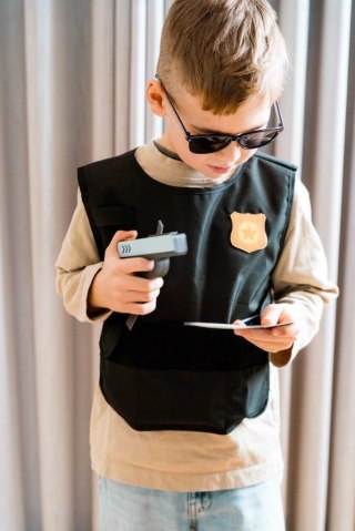 Drewniany zestaw MAŁY POLICJANT dla dzieci DANTOY
