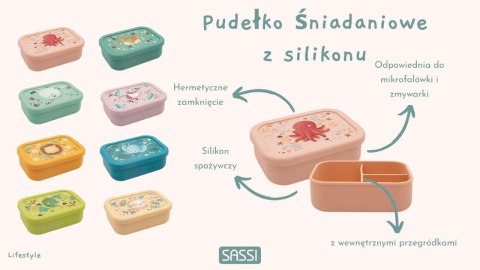 Lunchbox pojemnik silikonowy Lisek SASSI