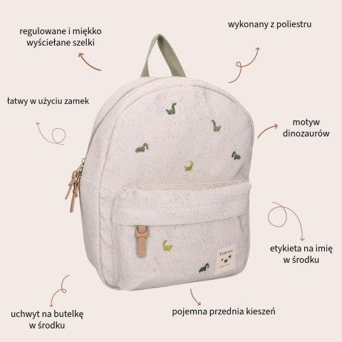 Plecak dla dzieci Nostalgia Dino Beige KIDZROOM