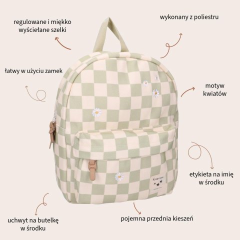 Plecak dla dzieci Nostalgia Green Beige KIDZROOM