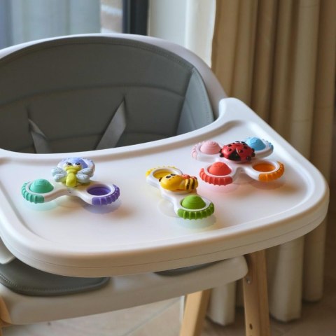 Sensoryczne spinnery z przyssawką 3 sztuki 12 m-cy