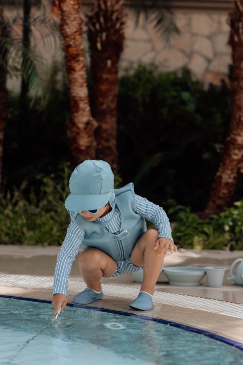 Kapelusz kąpielowy czapka UV Blue Shadov 0-12 m XS