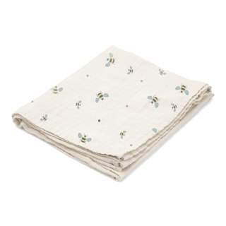 Kocyk pieluszka muślinowa Swaddle Honeybee 100x100