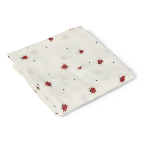 Muślinowe pieluszki 6 pack 70x70 cm Ladybug