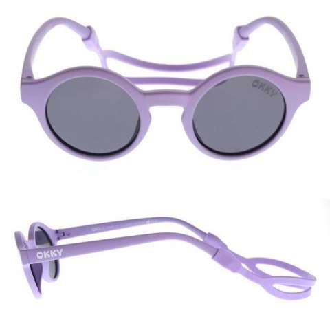 Okulary przeciwsłoneczne OKKY lilac 1,5-3 lat