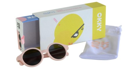Okulary przeciwsłoneczne OKKY pink 1,5-3 lat