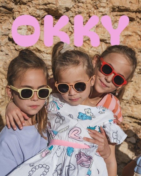 Okulary przeciwsłoneczne OKKY pink 3-9 lat