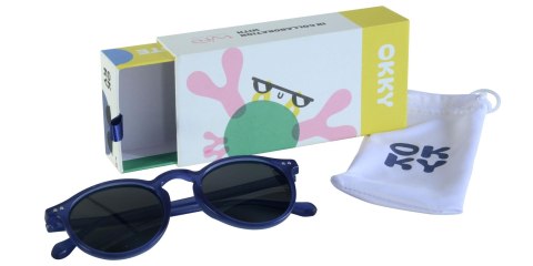 Okulary przeciwsłoneczne OKKY royal blue 9-16 lat