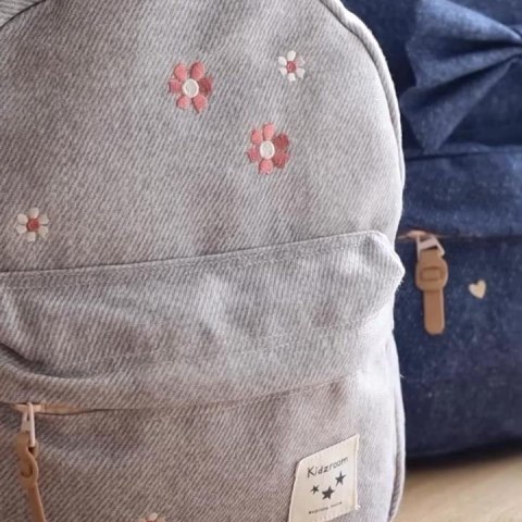 Plecak dla dzieci Blossom grey jeans KIDZROOM
