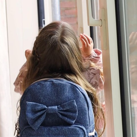 Plecak dla dzieci L Bow blue jeans KIDZROOM