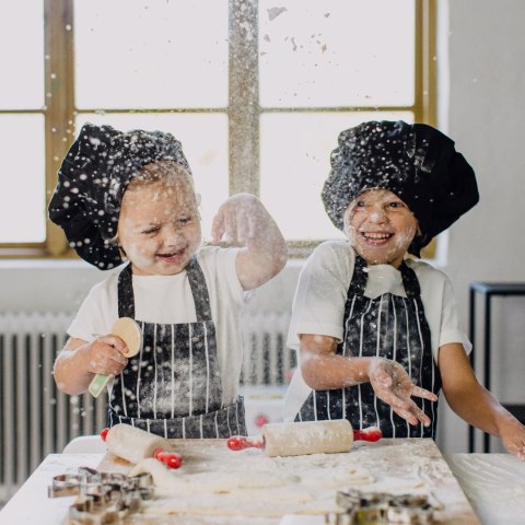 Drewniany wałek do ciasta, akcesoria kuchenne dla dzieci, zabawka, Micki