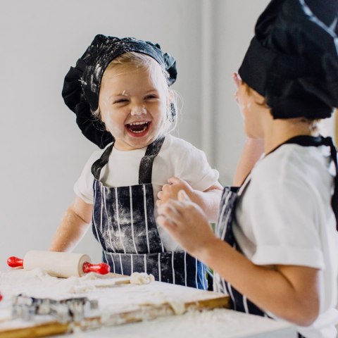 Drewniany wałek do ciasta, akcesoria kuchenne dla dzieci, zabawka, Micki