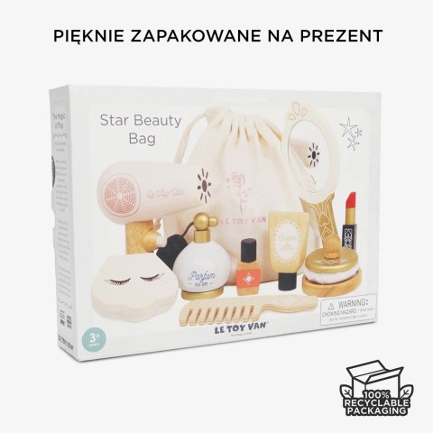 Drewniane kosmetyki dla dzieci, zestaw do makijażu, zabawka, Le Toy Van