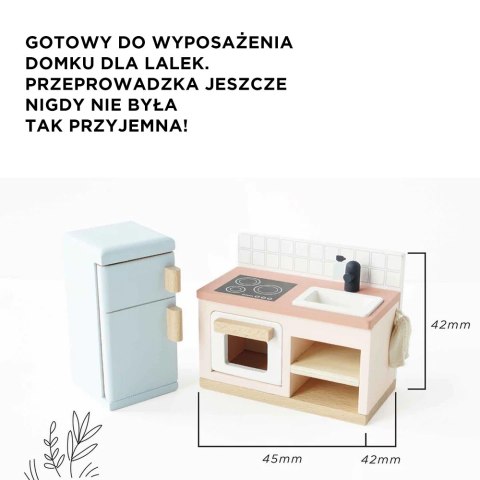Drewniane mebelki do domku dla lalek Le Toy Van – duży zestaw