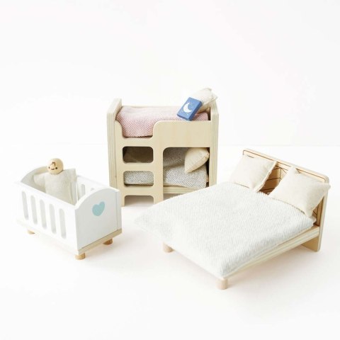 Drewniane mebelki do domku dla lalek Le Toy Van – duży zestaw