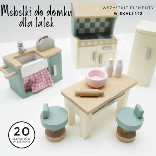 Drewniane mebelki do domku dla lalek kuchnia Daisylane, zestaw Le Toy Van