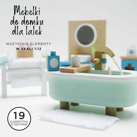 Drewniane mebelki do domku dla lalek Le Toy Van – łazienka Daisylane