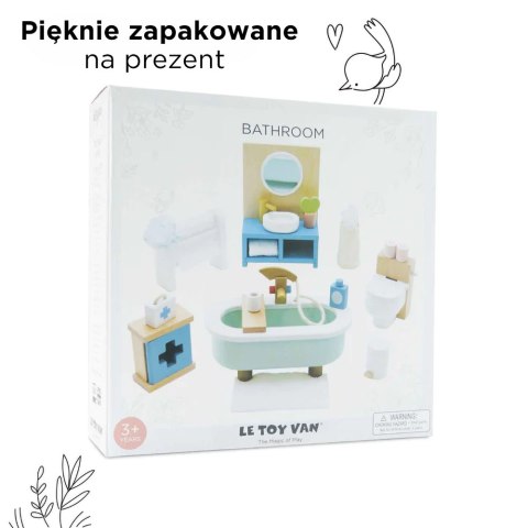 Drewniane mebelki do domku dla lalek Le Toy Van – łazienka Daisylane