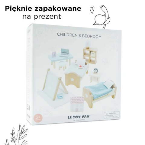 Drewniane mebelki do domku dla lalek Le Toy Van – pokój dziecięcy Daisylane