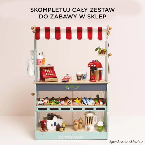 Drewniane mięso w skrzynce, zabawka dla dzieci, stragan sklep Le Toy Van