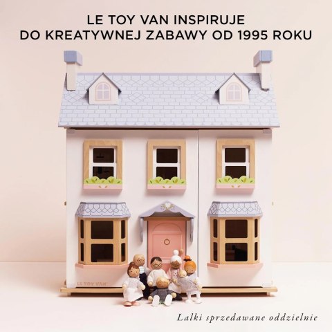 Drewniany domek dla lalek Mayberry Manor, zabawka dla dzieci, Le Toy Van