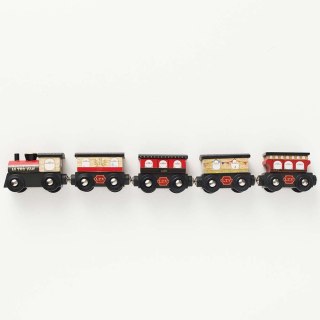 Drewniany pociąg Royal Express zestaw z wagonami zabawka, dzieci Le Toy Van