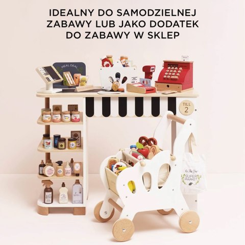Drewniany terminal do płacenia kartą, zabawka dla dzieci, sklep Le Toy Van