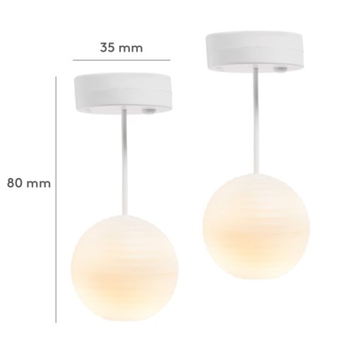Oświetlenie domku dla lalek zestaw, wyposażenie, lampy zabawka domki Lundby