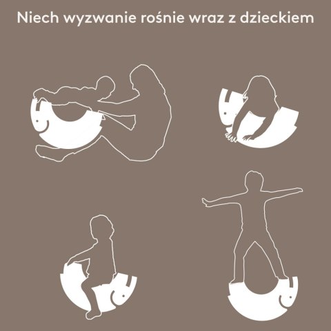 Słoń L Vintage Rose zabawka sensoryczna ruchowa balans dla dzieci bObles