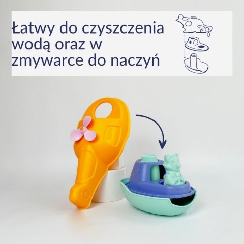 Helikopter 2w1 niebieski zabawka do piasku wody dla dzieci samolot Simple.