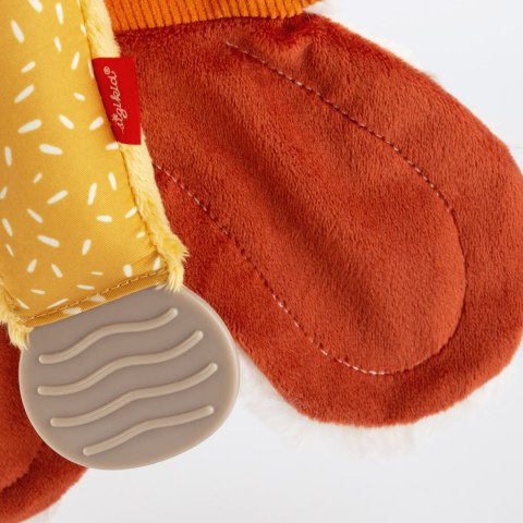 Przytulanka komforter pluszowy Motylek 28cm szeleścik szmatka sigikid