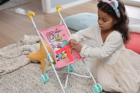 Wózek dla lalek Hello Kitty i przyjaciele spacerówka zabawka dla dzieci lalki