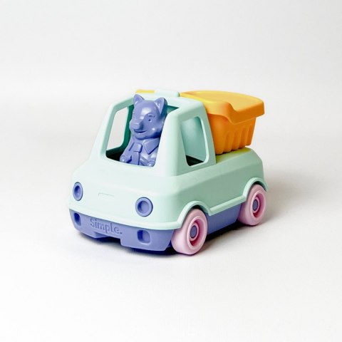 Wywrotka miętowa zabawka do piasku i wody dla dzieci samochód auto Simple.