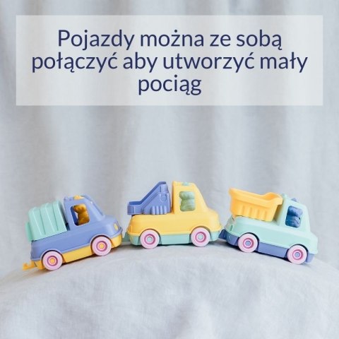 Wywrotka niebieska zabawka do piasku wody dla dzieci samochód auto Simple.
