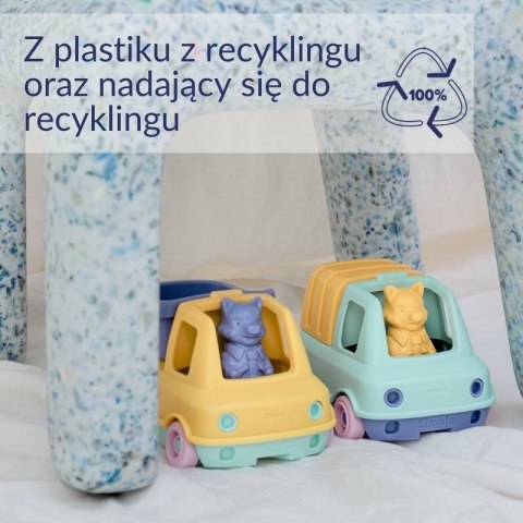 Wywrotka niebieska zabawka do piasku wody dla dzieci samochód auto Simple.