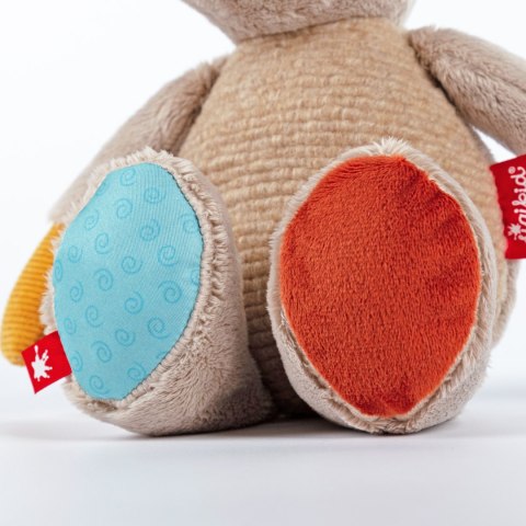 Pierwsza przytulanka Hipopotam 26cm patchworkowa maskotka zabawka sigikid
