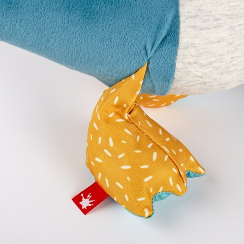 Pierwsza przytulanka patchworkowa sigikid – krokodyl pluszowy, 43 cm