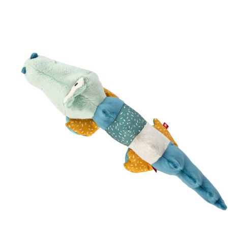 Pierwsza przytulanka patchworkowa sigikid – krokodyl pluszowy, 43 cm