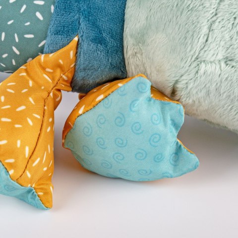 Pierwsza przytulanka patchworkowa sigikid – krokodyl pluszowy, 43 cm