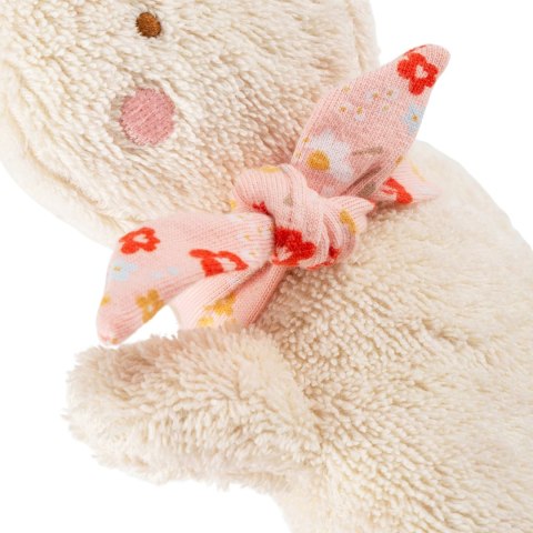 Pierwsza przytulanka z pozytywką bawełniany Króliczek écru 19 cm sigikid